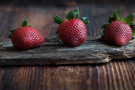maasikad, punane, küps, Armas, terve, looduslik toode, maitsev