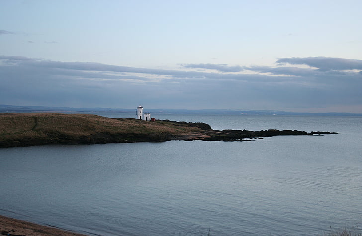 Šotimaa, Lighthouse, Bay, Sea, rannikul, maastik, Rock