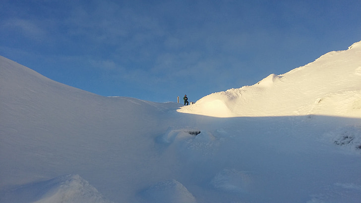 salju, Ski menuruni bukit, langit, slalom, musim dingin, Gunung, olahraga