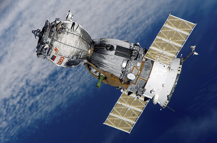 Satelliitti, Sojuz, avaruusalus, avaruusaseman, ilmailun, tilaa matkustaa, tilaa