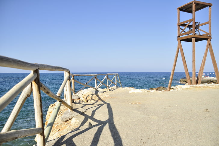 Grecia, Creta, Playa, mar, Playa de arena, hermosa playa, arena