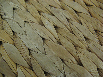 ラタン, テクスチャ, 三つ編み, パターン, 自然, 材料, 乾燥葉