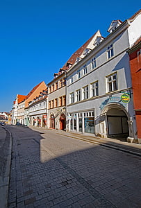 Naumburg, Saxonia-anhalt, Germania, oraşul vechi, puncte de interes, clădire, drumul