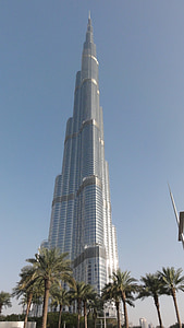 Dubai, Burj khalifa, edifici més alt, moderna, arquitectura