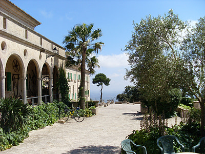 Mallorca, kláštor, Randa, Mountain, zvyšok, Meditácia