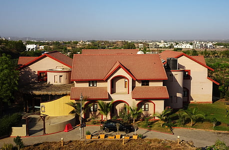 σπίτι, εξοχική κατοικία, αρχιτεκτονική, κτίριο, bhuj, Ινδία