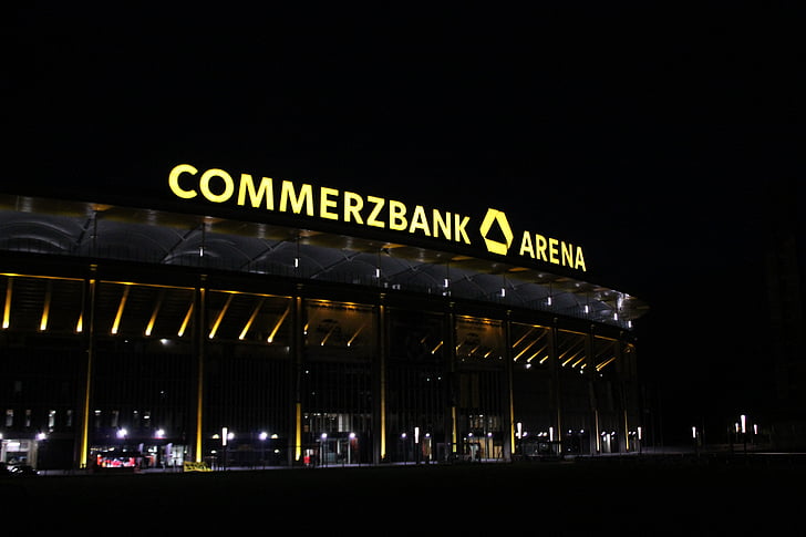 Frankfurt, fotball, stadion, Arena, Commerzbank arena, VM, seere