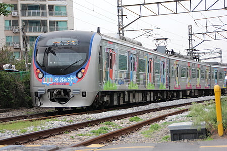 Korejská republika, Korea, Metro, Jižní korea metra, železnice, vlakem, dojíždění