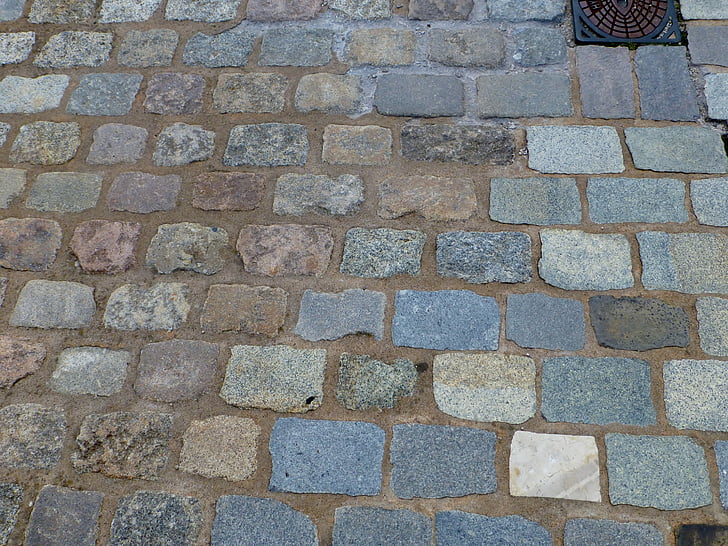 patch, pierres, plancher, sol en pierre, suite, au sol, structure