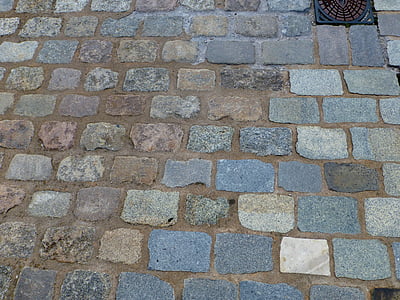 patch, stones, floor, stone floor, away, ground, structure