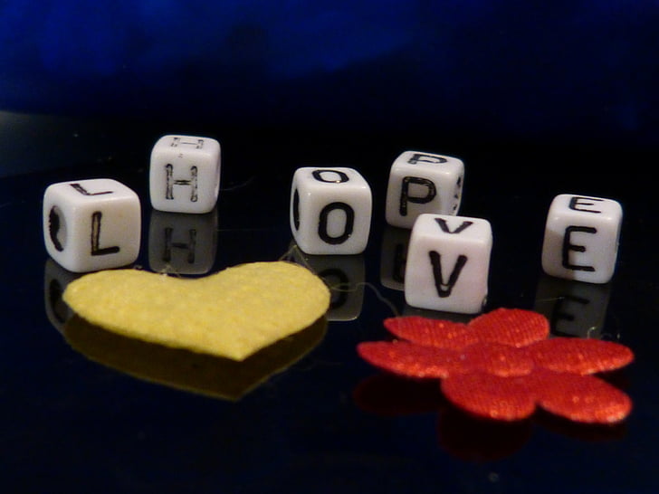 love, hope, beads, macro, decoration, deco, decorative