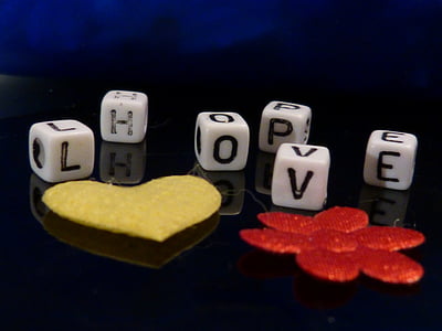 ljubezen, Upam, da, kroglice, makro, dekoracija, Okrasni, dekorativni