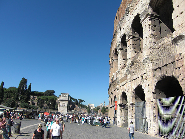 Coliseo, Roma, Italia, romano, edificio, romanos, antiguo