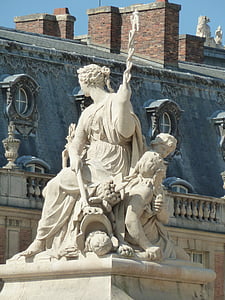 Versailles, şekil, Castle park, heykel