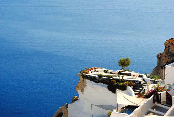 Santorini, resor, helgdagar, semester, sommar, Grekland, Europa