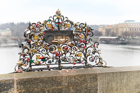 Praga, puente, castillos, Europa, arquitectura, lugar famoso, escena urbana