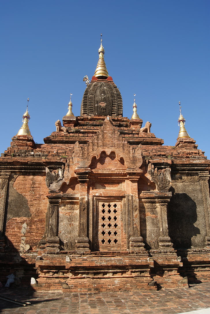 Świątynia, Bagan, Myanmar, Azja, podróży, religia, starożytne