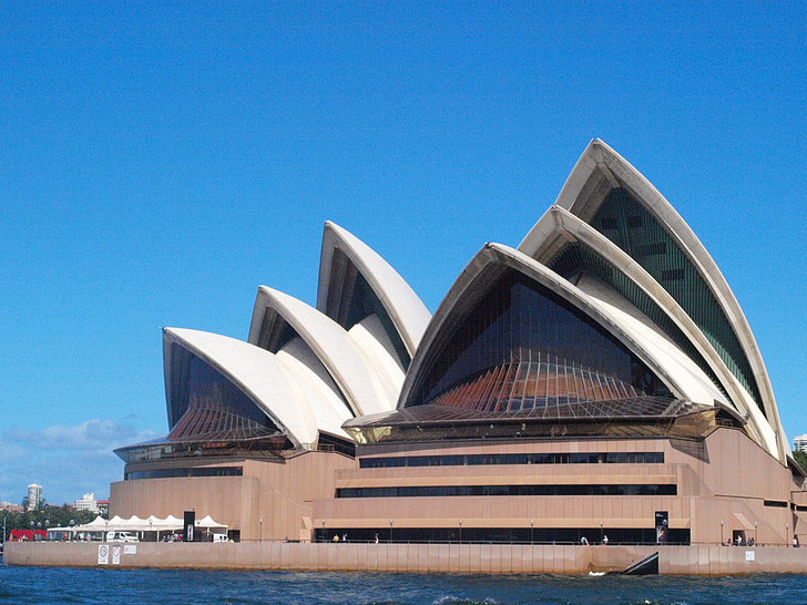 Sydney, opery, dům, Architektura, Panorama, město, Panoráma města