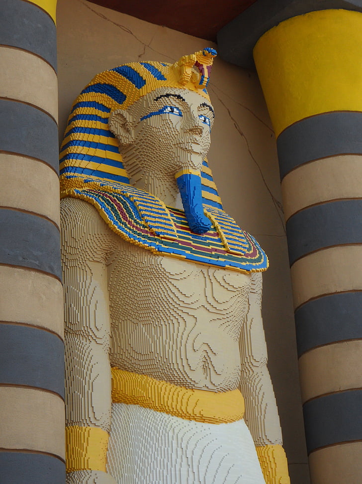 faraónů, Egypt, pravítko, LEGO, LEGO bloky, stavební bloky, z legos