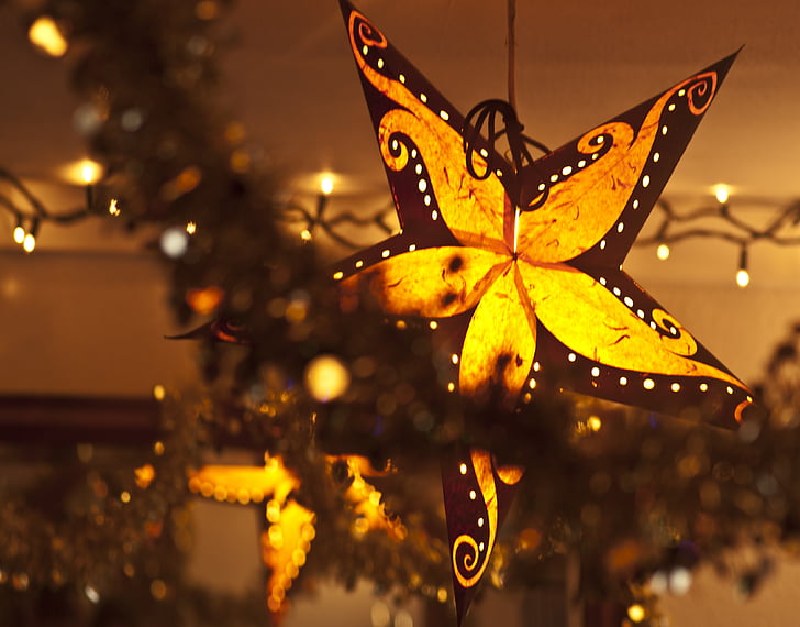 Kerst, Fairy lichten, xmas, verlichting, decoratie, viering, seizoen