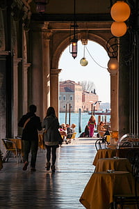 Benátky, Lagoon, námestie svätého Marka, priechod, Outlook