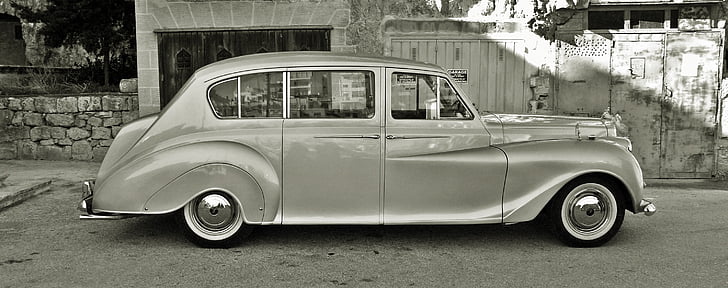 klasyczny samochód, Limuzyna, Vanden plas princess, samochód EDDING, ślub, Vintage, samochód