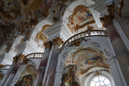 Iglesia, Zwiefalten, barroca, fe, Dios, Münster, Alemania