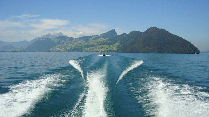 regió de llac de Lucerna, oci, diversió, Suïssa, Lucerna, bota, alegria