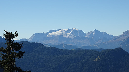 Dolomitas, Tirol do Sul, Marmolada, montanhas, Itália