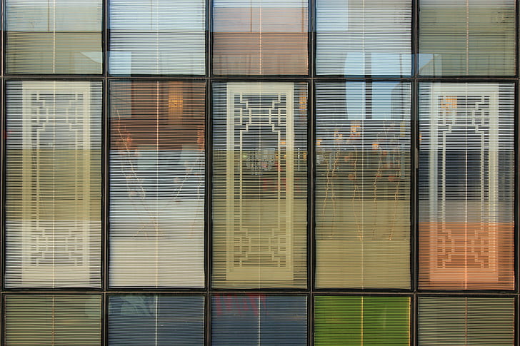 Sanlitun, gebouw, glas, venster, structuur, plein, het platform