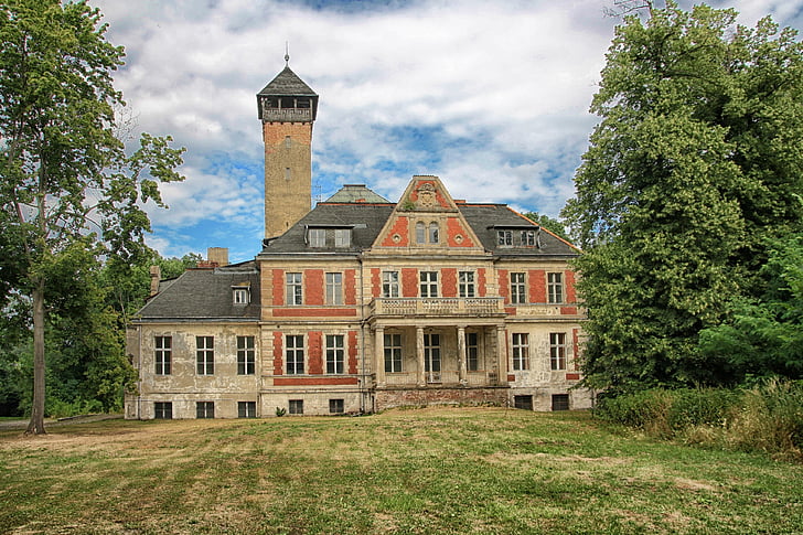 schulzendorf, Saksamaa, Palace, Mansion, Avaleht, arhitektuur, taevas