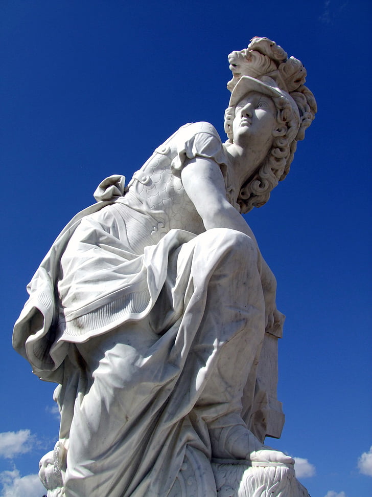 sculpture, statue de, Parc sanssouci, Potsdam, monument, célèbre place