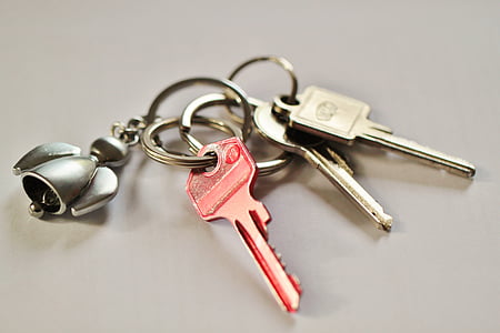 Anahtarlık, anahtar, kapı anahtarı, Evin anahtarları, Kapat, Güvenlik, açın