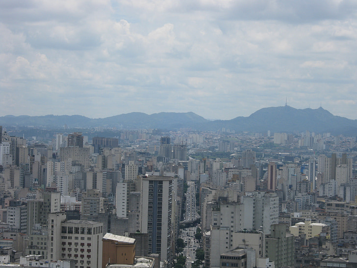 město, budovy, Metropolis, krajina, Brazílie, São paulo