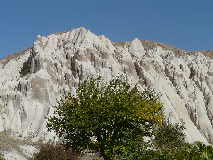 rock, tower, tufa, rock formations, erosion, valley of roses, cappadocia