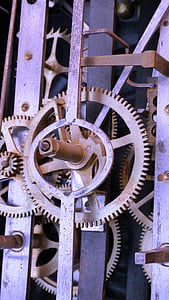 trybko, el mecanisme de, engranatge, mecànica, rellotge, veure