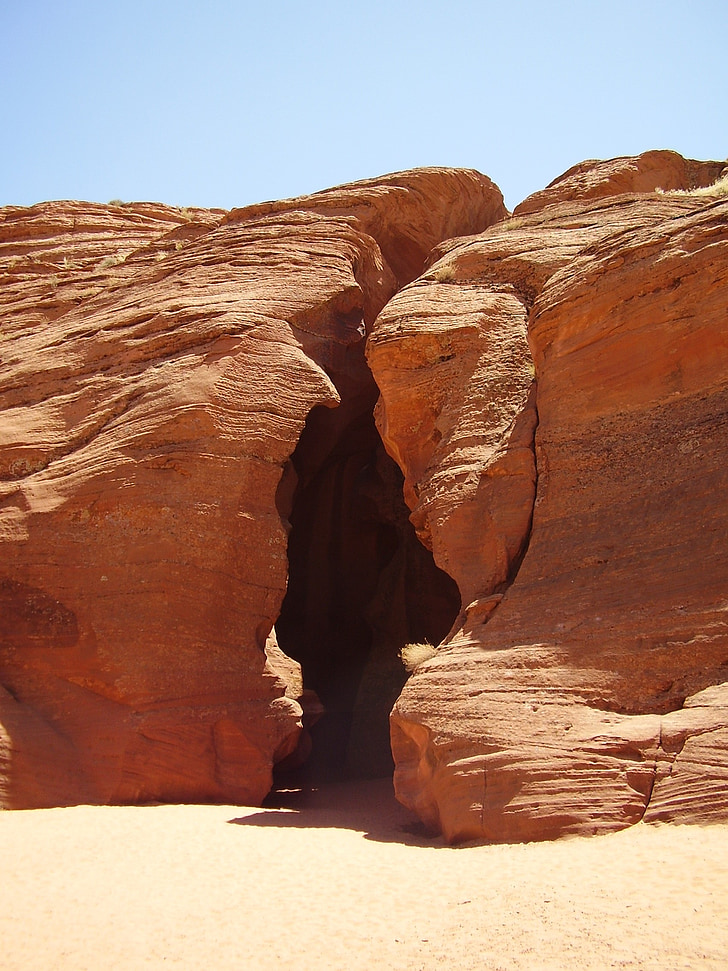 Antilopės kanjonas, smiltainio uolos, formacija, lizdas kanjono, Arizona, Viršutinė, Jungtinės Amerikos Valstijos