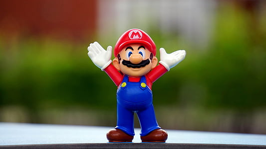 toy, character, super, mario, game, figurine, toy Soldier