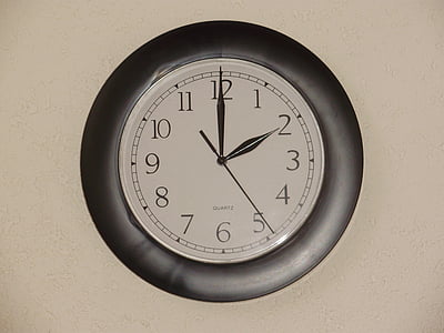 orologio, tempo, orologio da parete