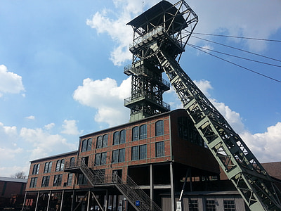 headframe, hóa đơn, Zeche zollern, Dortmund, khai thác mỏ, vùng Ruhr area, mỏ