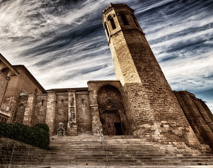 kostol, Sant llorenç, Lleida, Catalunya, Španielsko