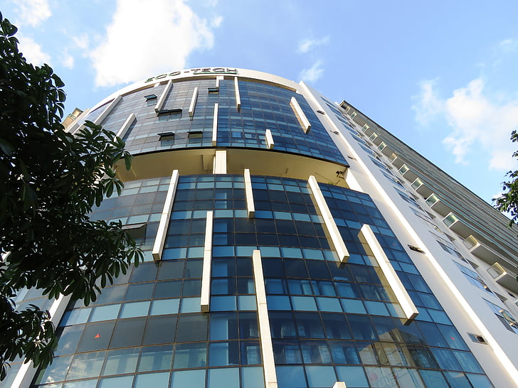 building, echo tech, singapore, tall