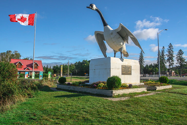 Wawa, Canada goose, Ontario, Canada, attractie, landschap