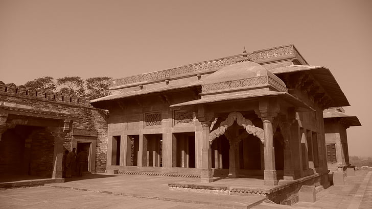 Templo de, India, Rajasthan, Monumento, sepia, arquitectura, Asia