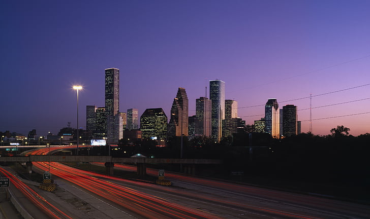 Houston, Texas, USA, byggnad, skyskrapa, Carol m highsmith, arkitektur