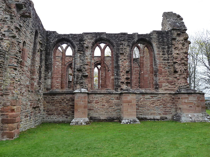 ruínas de igreja, Escócia, decadência, arquitetura, ruína, Igreja