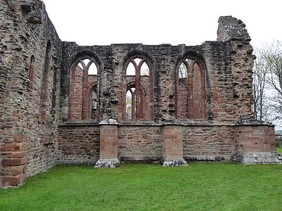 Kostol ruín, Škótsko, kaz, Architektúra, zrúcanina, kostol