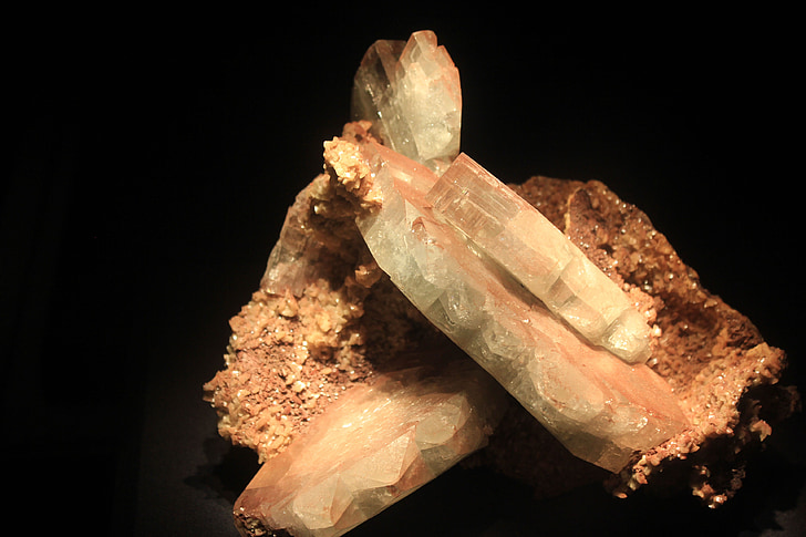 barit, mineralna, kristali, kristal, kamen, rock, geologija