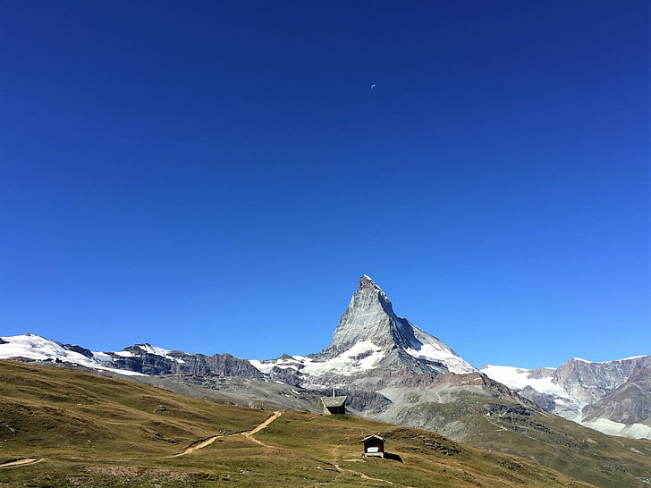 Alpine, Zwitserland, natuur, Matterhorn, sneeuw, Zermatt, Zuid