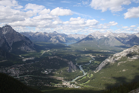 Canada, fjell, Rockies, svovel, svovelsyre